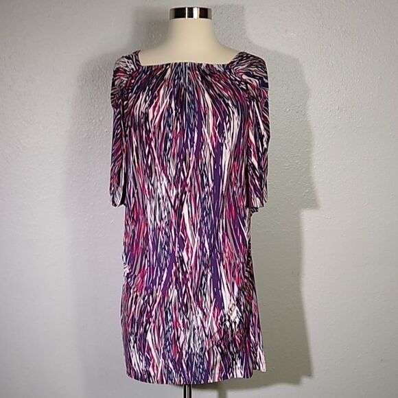 BCBG Dresses & Skirts - BCBG Generation Abstract Color‎ Pattern Dress Md